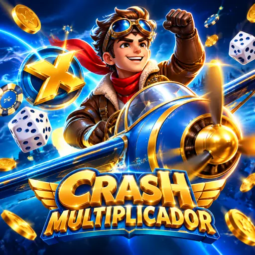 Curva de multiplicador do jogo de crash subindo em gráfico dourado sobre fundo escuro